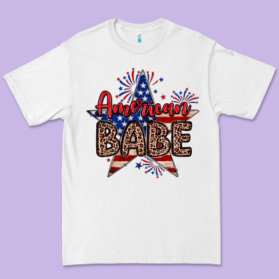 American Babe Premium Tee Designed By Neo Western