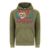 Vintage Olive love shih tzus Vintage Hoodie - Artiststas
