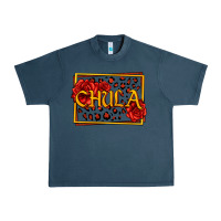 Midnight Navy Spanish chula with roses Urban Heavy Tee - Jasminsmagicworld