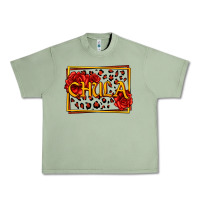 Oil Green Spanish chula with roses Urban Heavy Tee - Jasminsmagicworld