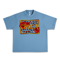 Pebble Blue Spanish chula with roses Urban Heavy Tee - Jasminsmagicworld