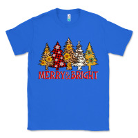 True Royal merry and bright leopard christmas trees Classic Tee - AdoDesignShop