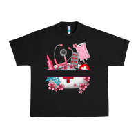 Black custom name nurse hat and elements Urban Heavy Tee - AdoDesignShop