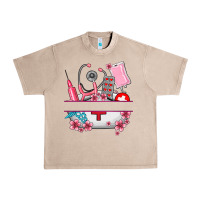 French Oak custom name nurse hat and elements Urban Heavy Tee - AdoDesignShop