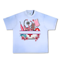 Grape Ice custom name nurse hat and elements Urban Heavy Tee - AdoDesignShop