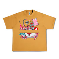 Peanut Butter custom name nurse hat and elements Urban Heavy Tee - AdoDesignShop