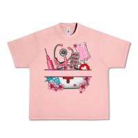 Salmon custom name nurse hat and elements Urban Heavy Tee - AdoDesignShop