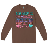 Chestnut god made us best friend Long Sleeve Tee - MaliasSmallBusiness