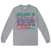 Heather Grey god made us best friend Long Sleeve Tee - MaliasSmallBusiness