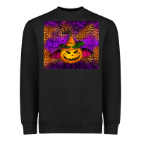 Black halloween jack o'lantern tumbler Heavyweight Sweatshirt - Jasminsmagicworld