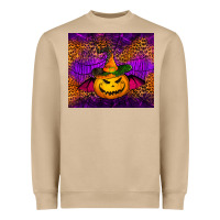 Mushroom halloween jack o'lantern tumbler Heavyweight Sweatshirt - Jasminsmagicworld