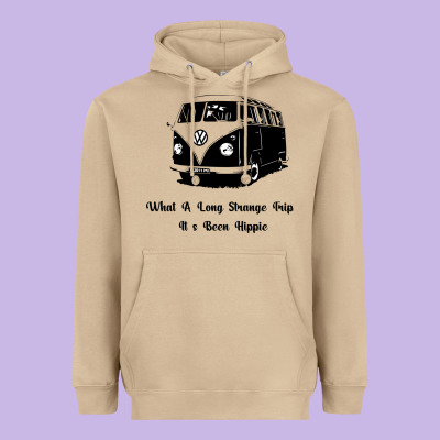 What A Long Strange Trip It S Been Hippie Heavyweight Hoodie Designed By Bettercallsaul