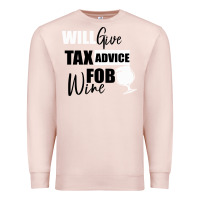 Pale Pink Tax Day Will Give Advice For Beer Gift Premium Sweatshirt - Bettercallsaul