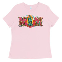 Bubblegum Pink mom mexica Ladies Tee - texasbilliewilder