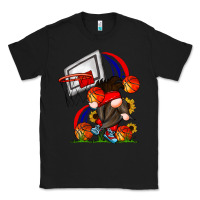 Black Basketball Gnome Classic Tee - CowhideDigitalArt