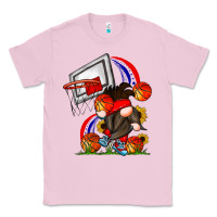 Bubblegum Pink Basketball Gnome Classic Tee - CowhideDigitalArt