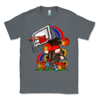 Charcoal Heather Basketball Gnome Classic Tee - CowhideDigitalArt