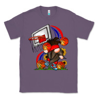Lavender Basketball Gnome Classic Tee - CowhideDigitalArt