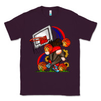 Plum Basketball Gnome Classic Tee - CowhideDigitalArt