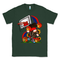 Sports Green Basketball Gnome Classic Tee - CowhideDigitalArt