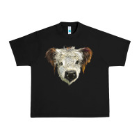 Black white calf scottish Urban Heavy Tee - BarkalooDesign