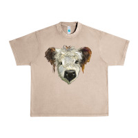 French Oak white calf scottish Urban Heavy Tee - BarkalooDesign