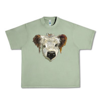 Oil Green white calf scottish Urban Heavy Tee - BarkalooDesign