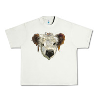 Pistachio white calf scottish Urban Heavy Tee - BarkalooDesign