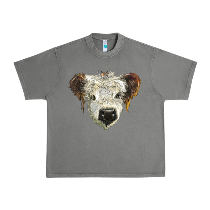 White Calf Scottish Urban Heavy Tee by BarkalooDesign | Teevron