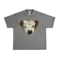 Tornado white calf scottish Urban Heavy Tee - BarkalooDesign