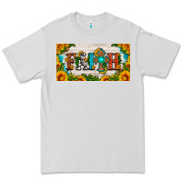 Dove Grey faith cross and sunflower license plate Premium Tee - HRA Design Shop