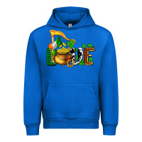 Cobalt St. Patrick's Love and golds Urban Hoodie - OliviaCreatesArt