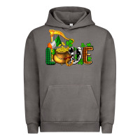 Pigment Tornado St. Patrick's Love and golds Urban Hoodie - OliviaCreatesArt