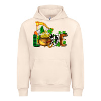 Sandshell St. Patrick's Love and golds Urban Hoodie - OliviaCreatesArt