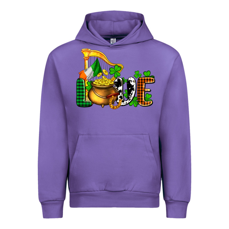 St. Patrick's Love And Golds Urban Hoodie by OliviaCreatesArt | Teevron