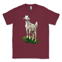 Burgundy Kiko Goat Classic Tee - LillyAllenDesigns