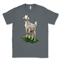 Charcoal Heather Kiko Goat Classic Tee - LillyAllenDesigns
