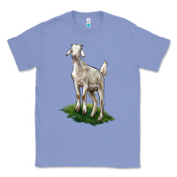 Colony Blue Kiko Goat Classic Tee - LillyAllenDesigns