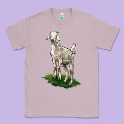 Kiko Goat Classic Tee Designed By Lillyallendesigns