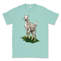 Seafoam Kiko Goat Classic Tee - LillyAllenDesigns