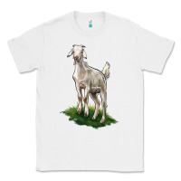 White Kiko Goat Classic Tee - LillyAllenDesigns