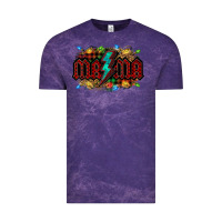 Cloud Purple lightning bolt mama christmas Vintage Tee - Jasminsmagicworld