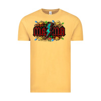 Vintage Mustard lightning bolt mama christmas Vintage Tee - Jasminsmagicworld