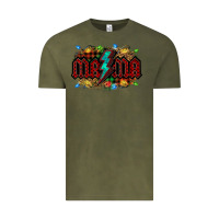 Vintage Olive lightning bolt mama christmas Vintage Tee - Jasminsmagicworld