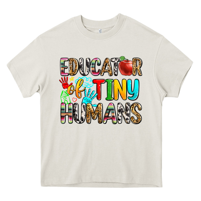 Educator Of Tiny Humans Heavy Core Tee by Zillion Design Studio | Teevron