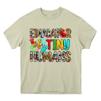 Mossy educator of tiny humans Heavy Core Tee - Zillion Design Studio