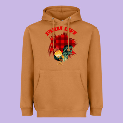 Farm Life Heavyweight Hoodie Designed By Bettercallsaul