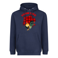 Navy Farm Life Heavyweight Hoodie - Bettercallsaul