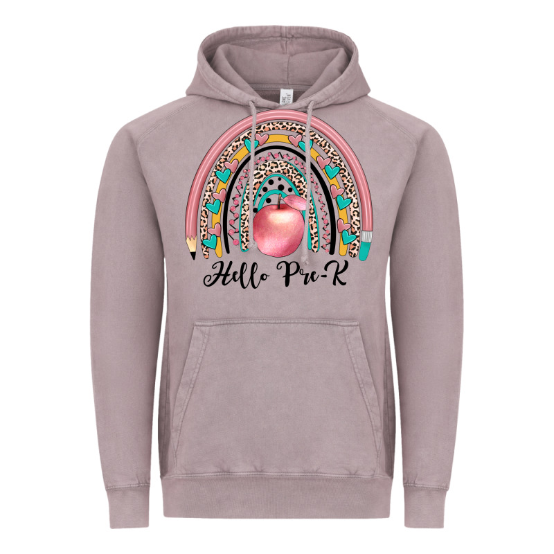 Hello Pre K Vintage Hoodie by JahusDesignShop | Teevron