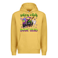 Antique Gold Salem witch book club Premium Hoodie - NancyCooperArtShop